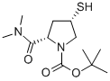 (2S-cis)-2-(dimethylamino)carbonyl-4-mercapto-1,1-dimethyl ester 1-pyrrolidinecarboxylic acid Structure,177615-44-0Structure