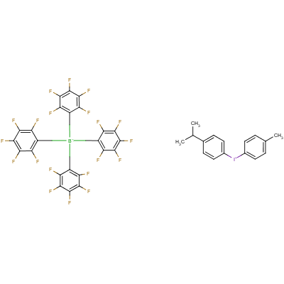 (4-Isopropylphenyl)(p-tolyl)iodoniumtetrakis(perfluorophenyl)borate Structure,178233-72-2Structure