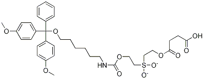 Butanedioic acid 1-[16,16-bis(4-methoxyphenyl)-3,3-dioxido-7-oxo-16-phenyl-6,15-dioxa-3-thia-8-azahexadec-1-yl] ester Structure,178261-45-5Structure