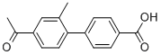 4-acetyl-2-methylbiphenyl-4-carboxylic acid Structure,178313-44-5Structure