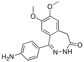 4H-2,3-Benzodiazepin-4-one, 1-(4-aminophenyl)-3,5-dihydro-7,8-dimethoxy- Structure,178616-26-7Structure