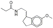 rac-N-[2-(2,3-二氢-6-甲氧基-1H-茚-1-基)乙基]丙酰胺结构式_178677-89-9结构式