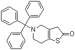 4,5,6,7-Tetrahydro-5-(triphenylmethyl)-thieno[3,2-c]pyridin-2(3h)-one Structure,178688-29-4Structure