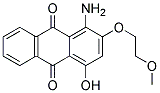 1-氨基-4-羟基-2-(2-甲氧基乙氧基)-9,10-蒽二酮结构式_17869-10-2结构式