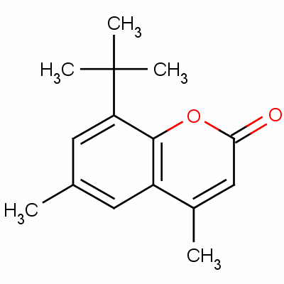 4,6-Dimethyl-8-tert-butylcoumarin Structure,17874-34-9Structure