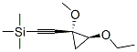 Silane, [(2-ethoxy-1-methoxycyclopropyl)ethynyl]trimethyl-, (1r-cis)- (9ci) Structure,178899-53-1Structure
