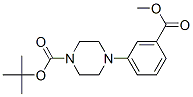 4-[3-(Methoxycarbonyl)phenyl]-1-piperazinecarboxylic acid, 1,1-dimethylethyl ester Structure,179003-10-2Structure