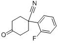 4-Cyano-4-(2-fluorophenyl)cyclohexan-1-one Structure,179064-61-0Structure