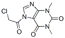 1H-purine-2,6-dione, 7-(chloroacetyl)-3,7-dihydro-1,3-dimethyl-(9ci) Structure,179064-70-1Structure