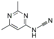 (9ci)-(2,6-二甲基-4-嘧啶)-氨腈结构式_1791-91-9结构式