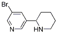 3-Bromo-5-(piperidin-2-yl)pyridine Structure,179119-97-2Structure