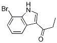 1-(7-Bromo-1h-indol-3-yl)-1-propanone Structure,179473-61-1Structure