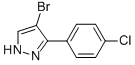 4-Bromo-3-(4-chlorophenyl)-1h-pyrazole Structure,17978-27-7Structure