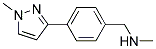 N-methyl-4-(1-methyl-1h-pyrazol-3-yl)benzylamine Structure,179873-47-3Structure