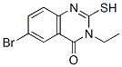 6-Bromo-3-ethyl-2-mercaptoquinazolin-4(3h)-one Structure,18009-16-0Structure