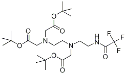 Diethylenetriaminetriacetic acid trifluoroacetamide tri(tert-butyl ester) Structure,180152-84-5Structure