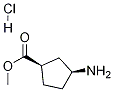 (1R,3s)-methyl 3-aminocyclopentanecarboxylate hydrochloride Structure,180196-56-9Structure