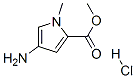 4-Amino-1-methyl-1H-pyrrole-2-carboxylic acid-methyl ester hcl Structure,180258-45-1Structure