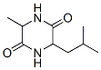 3-异丁基-6-甲基-2,5-哌嗪二酮结构式_1803-60-7结构式