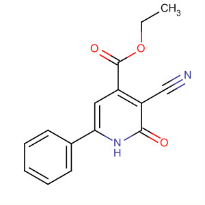 Ethyl 3-cyano-2-oxo-6-phenyl-1,2-dihydropyridine-4-carboxylate Structure,18060-61-2Structure