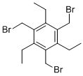 1,3,5-Tris(bromomethyl)-2,4,6-triethylbenzene Structure,181058-08-2Structure