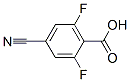 4-Cyano-2,6-difluorobenzoic acid Structure,181073-82-5Structure