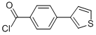 4-Thien-3-ylbenzoyl chloride Structure,181132-79-6Structure