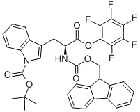 Fmoc-trp(boc)-opfp结构式_181311-44-4结构式