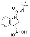 1H-Indole-1-carboxylic acid, 3-borono-, 1-(1,1-dimethylethyl) ester Structure,181365-26-4Structure