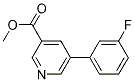 Methyl 5-(3-fluorophenyl)pyridine-3-carboxylate Structure,181705-87-3Structure