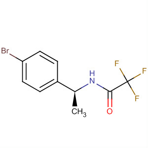 (S)-n-[1-(4-bromo-phenyl)-ethyl]-2,2,2-trifluoro-acetamide Structure,182141-70-4Structure