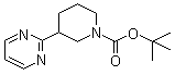 3-(2-嘧啶)-1-哌啶羧酸 1,1-二甲基乙酯结构式_182416-13-3结构式