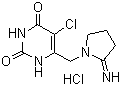 2,4(1H,3h)-pyrimidinedione,5-chloro-6-[(2-imino-1-pyrrolidinyl)methyl]-, monohydrochloride (9ci) Structure,183204-72-0Structure