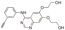 4-[(3-Ethynylphenyl)amino]-6,7-bis(2-hydroxyethoxy)quinazoline Structure