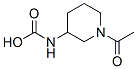 (9ci)-(1-乙酰基-3-哌啶基)-氨基甲酸结构式_183591-09-5结构式