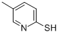 2-Mercapto-5-methylpyridine Structure,18368-58-6Structure