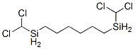 1,6-Bis(dichloromethylsilyl)hexane Structure,18395-97-6Structure