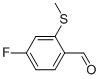 4-Fluoro-2-(methylthio)benzaldehyde Structure,183951-04-4Structure