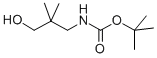 Tert-butyl 3-hydroxy-2,2-dimethylpropylcarbamate Structure,184357-44-6Structure