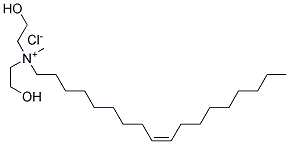 Oleyl bis(2-hydroxyethyl) methyl ammonium chloride Structure,18448-65-2Structure