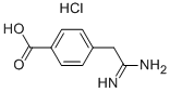 4-Carbamimidoylmethyl-benzoic acid hydrochloride Structure,184576-64-5Structure