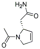 (r)-(9ci)-1-乙酰基-2,5-二氢-1H-吡咯-2-乙酰胺结构式_185410-96-2结构式