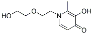 4(1H)-pyridinone, 3-hydroxy-1-[2-(2-hydroxyethoxy)ethyl]-2-methyl-(9ci) Structure,185743-65-1Structure