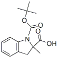 1-(Tert-Butyl) 2-methyl 1,2-indolinedicarboxylate Structure,186704-03-0Structure