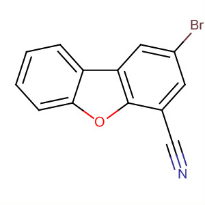 2-Bromo-4-dibenzofurancarbonitrile Structure,186821-87-4Structure