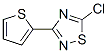 5-Chloro-3-(2-thienyl)-1,2,4-thiadiazole Structure,186982-41-2Structure