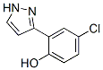 3-(5-CHloro-2-hydroxyphenyl)pyrazole Structure,18704-67-1Structure