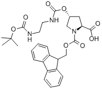 Fmoc-L-HYP(BOM)-OH结构式_187223-15-0结构式