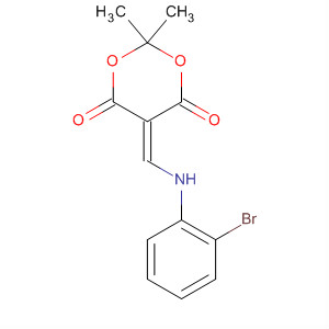 5-(2-Bromo-phenylamino)-methylene-2,2-dimethyl-1,3dioxane-4,6-dione Structure,187278-04-2Structure