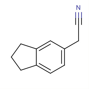 (5-茚烷基)乙腈结构式_18775-43-4结构式